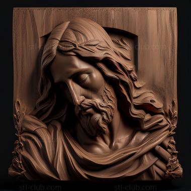 3D model st jesus (STL)